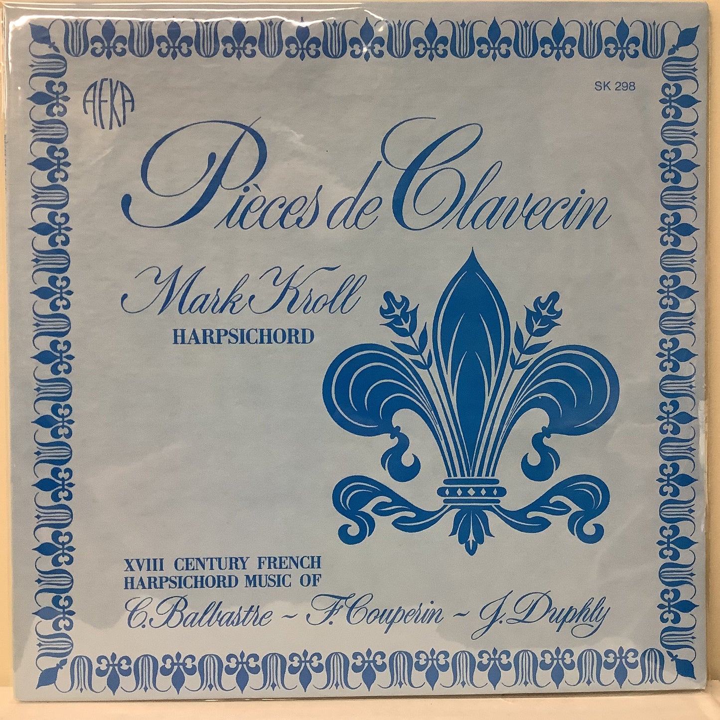 Mark Kroll - Pièces de Clavecin - AFKA LP Vinyl Record Hub