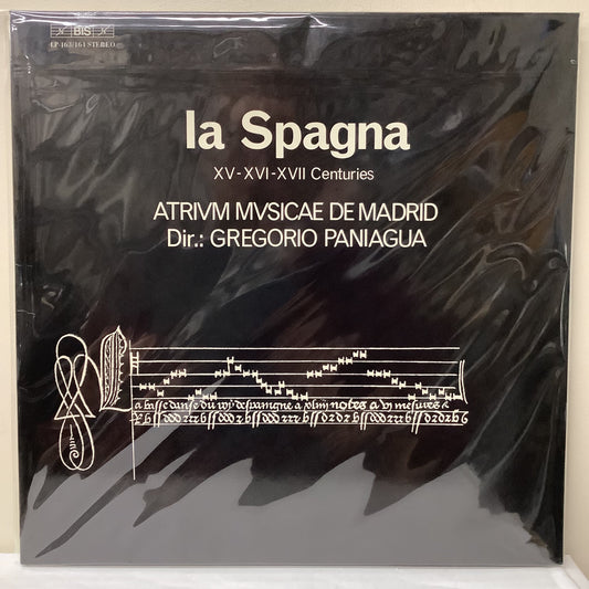 Atrium Musicae De Madrid, Gregorio Paniagua - La Spagna XV, XVI, And XVII Centuries - BIS LP Vinyl Record Hub