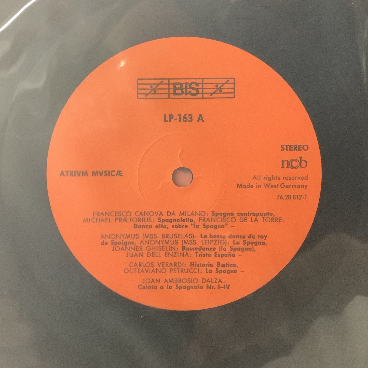 Atrium Musicae De Madrid, Gregorio Paniagua - La Spagna XV, XVI, And XVII Centuries - BIS LP Vinyl Record Hub