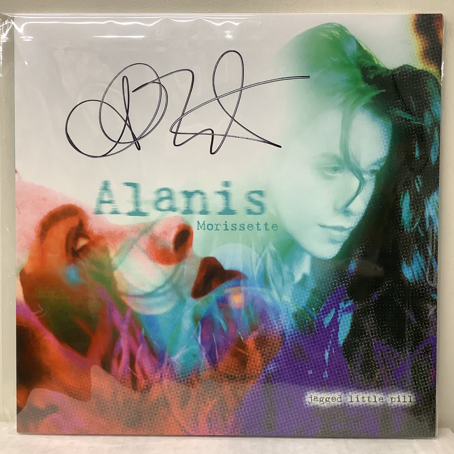 Alanis Morissette - Jagged Little Pill - Autographed LP Vinyl Record Hub