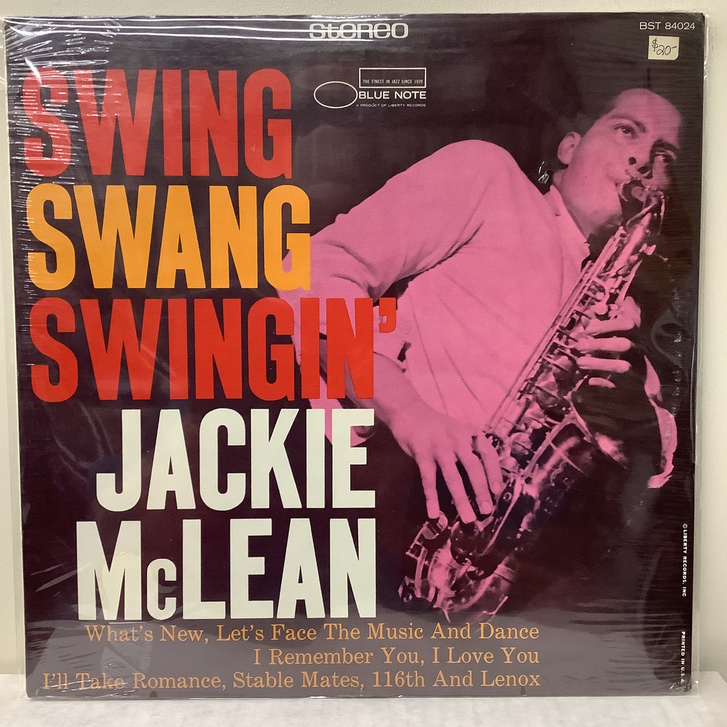 Jackie McLean - Swing Swang Swingin' - Blue Note LP Vinyl Record Hub