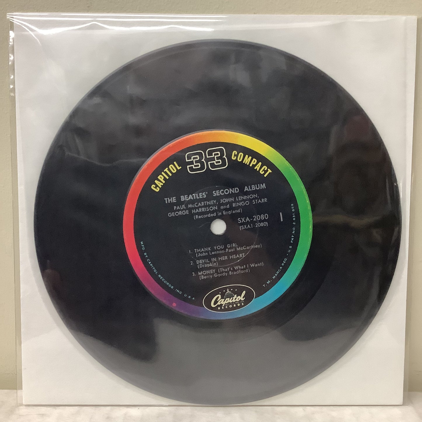 The Beatles - Second Album (Capitol 33 Compact) - 7" EP Vinyl Record Hub