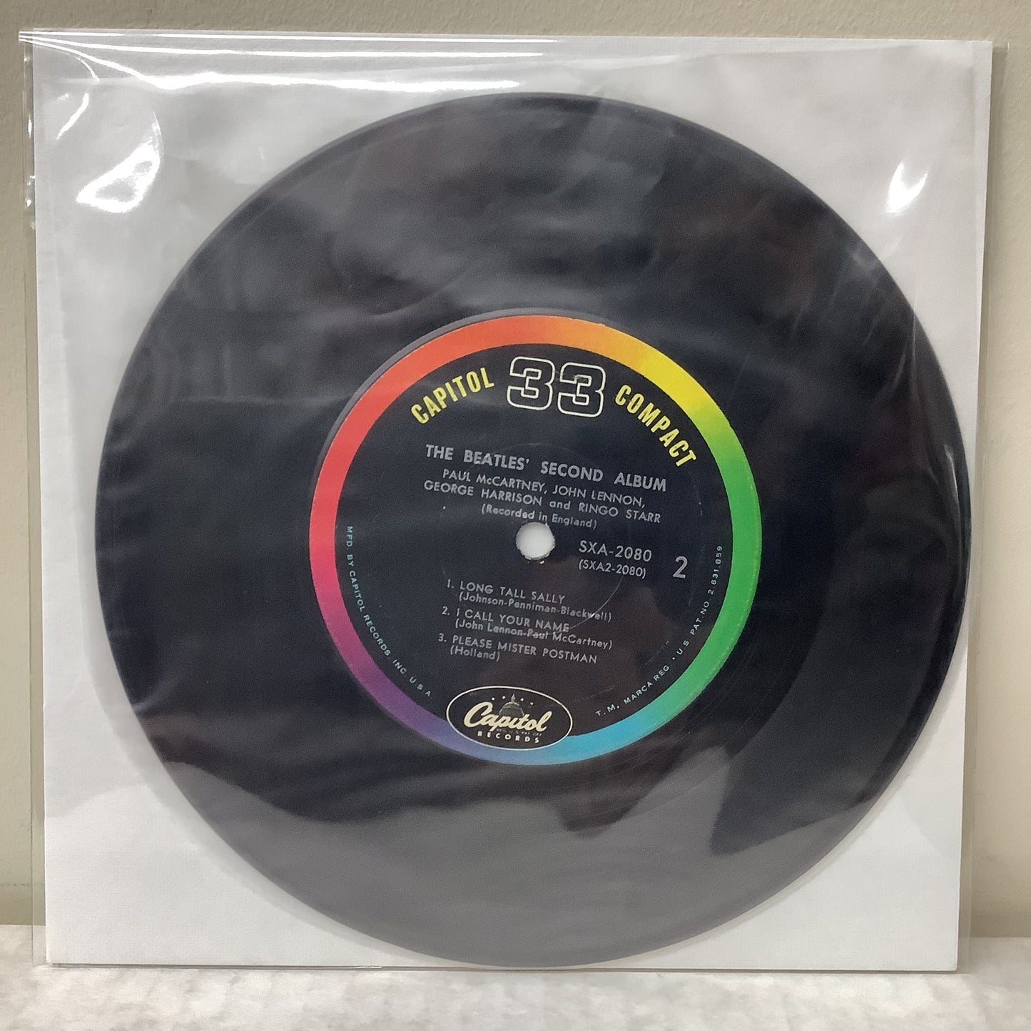 The Beatles - Second Album (Capitol 33 Compact) - 7" EP Vinyl Record Hub