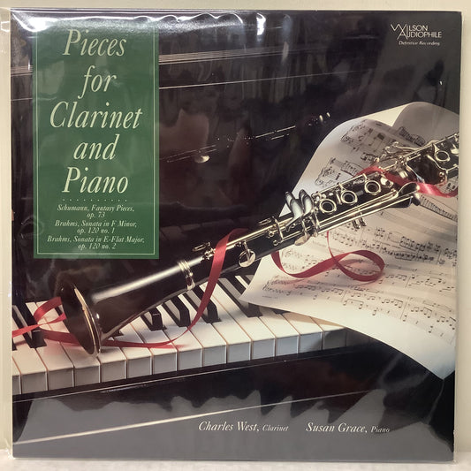 Charles West/Susan Grace - Pieces for Clarinet and Piano - Wilson Audiophile LP Vinyl Record Hub
