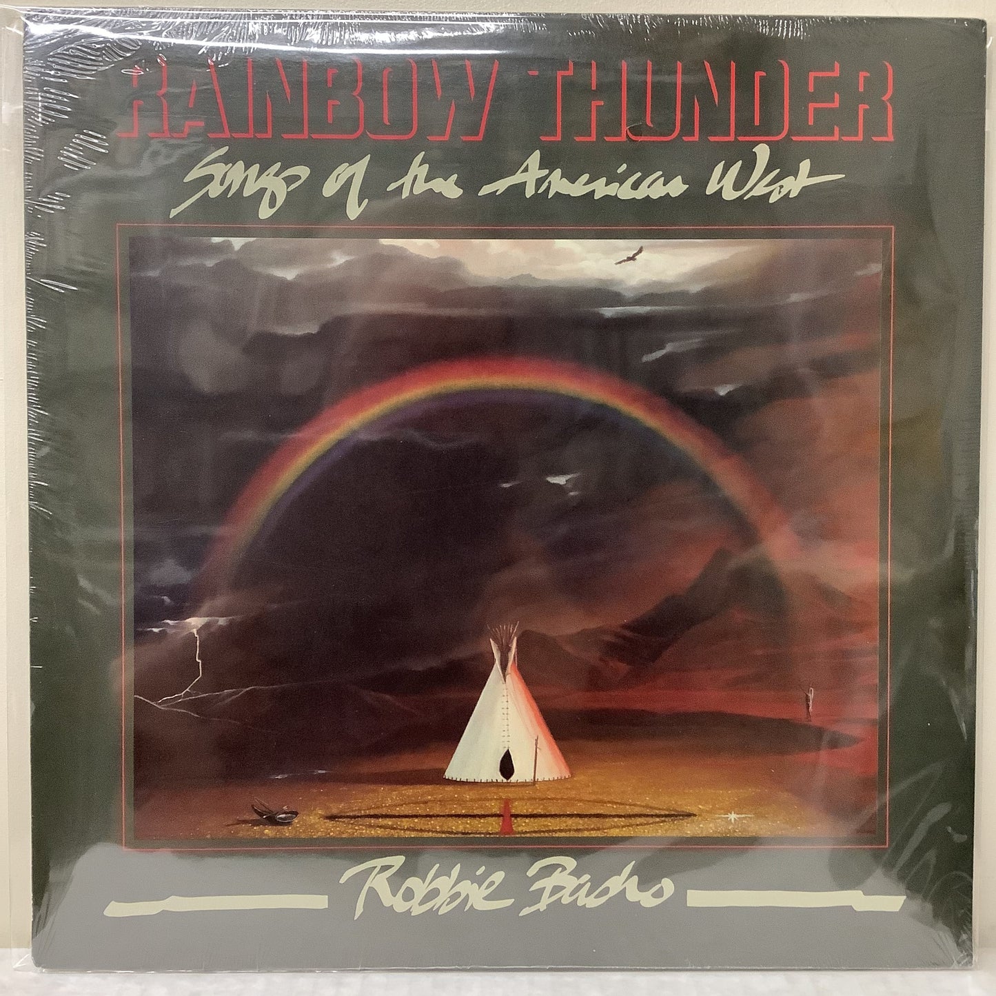Rainbow Thunder - Songs Of The American West - Silver Label LP Vinyl Record Hub
