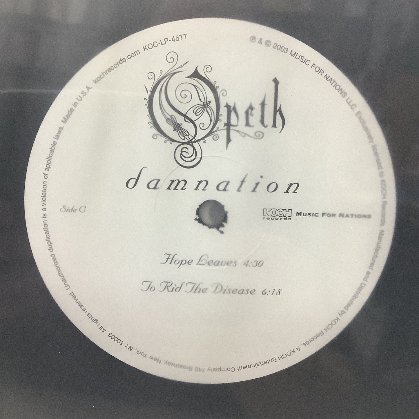 Opeth - Damnation (2008 Pressing) - 2xLP Vinyl Record Hub