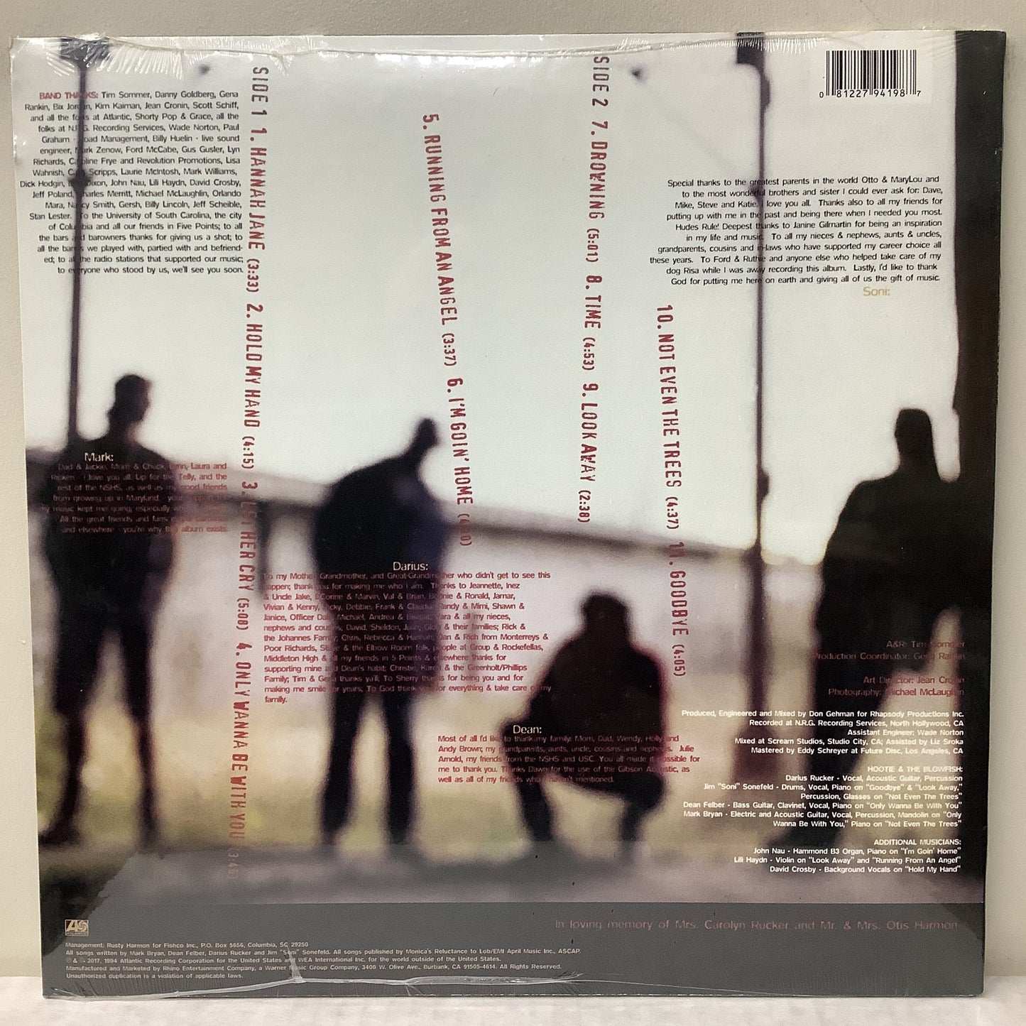 Hootie & The Blowfish - Cracked Rear View - LP Vinyl Record Hub