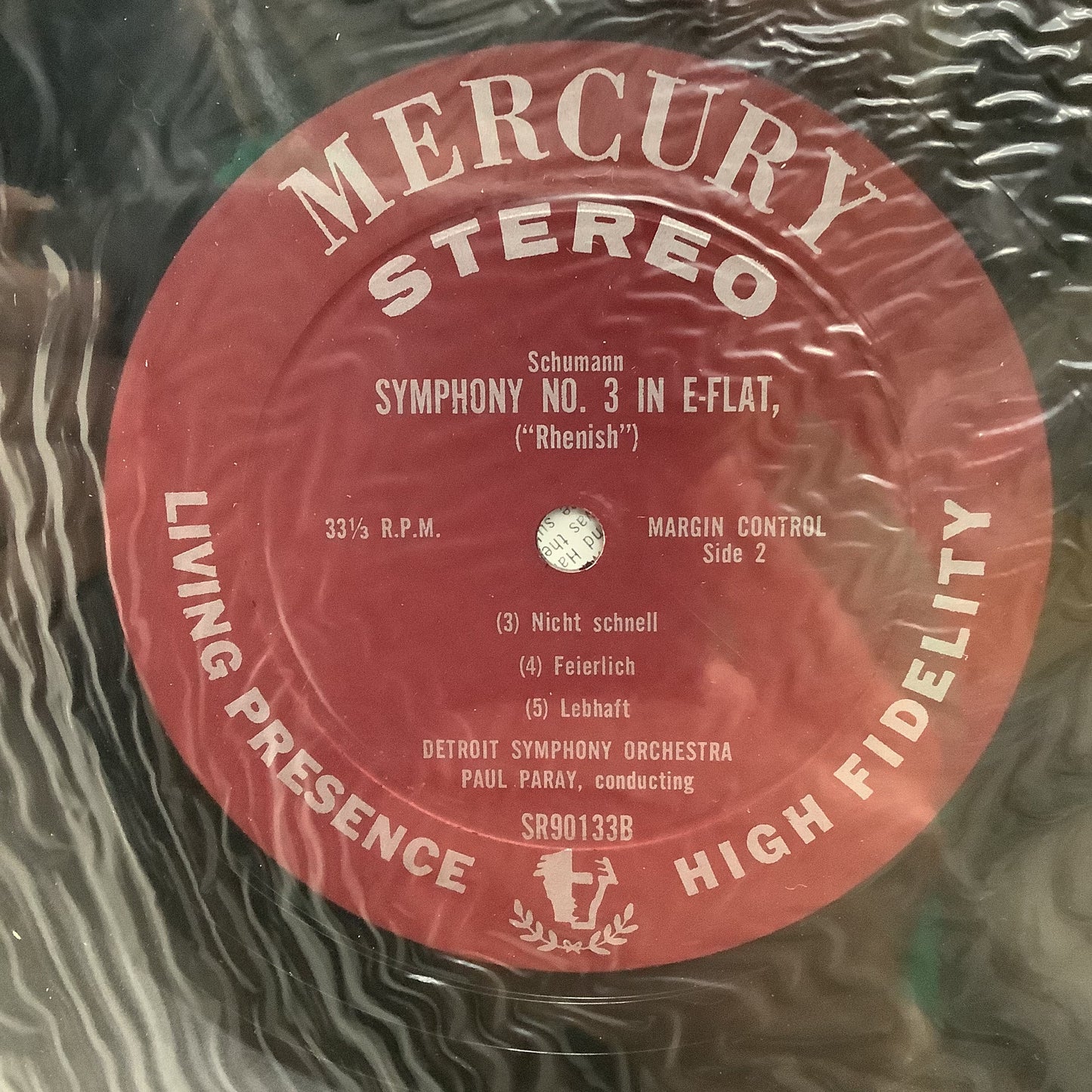 Paul Paray/Richard Schumann - Symphony No. 3 "Rhenish" - Mercury LP Vinyl Record Hub