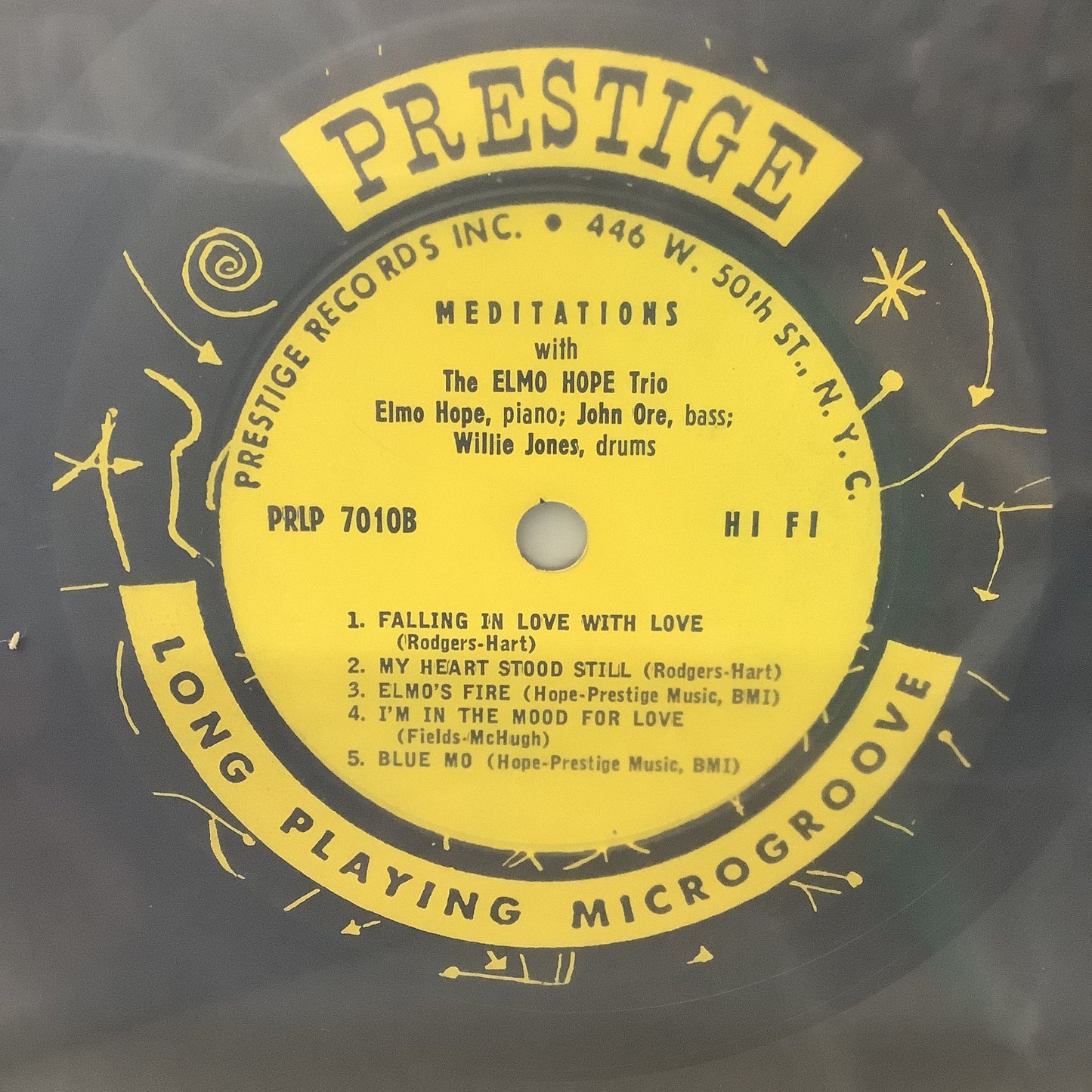 Elmo Hope - Meditations - Prestige LP Vinyl Record Hub