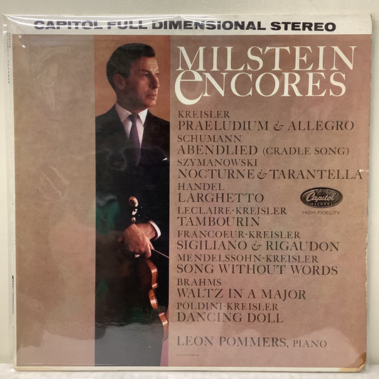 Nathan Milstein - Encores - Capitol LP Vinyl Record Hub