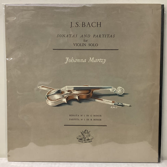 Johanna Martzy/J.S. Bach - Sonatas and Partitas for Violin Solo - Angel LP Vinyl Record Hub