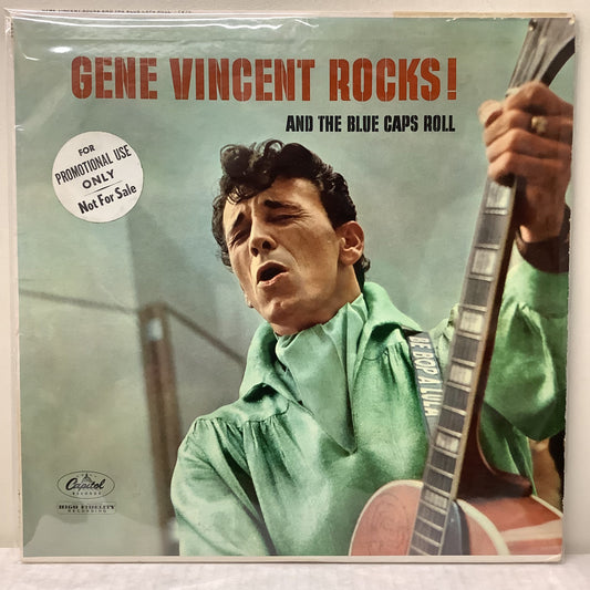 Gene Vincent - Gene Vincent Rocks! And The Blue Caps Roll - Capitol Promo LP Vinyl Record Hub