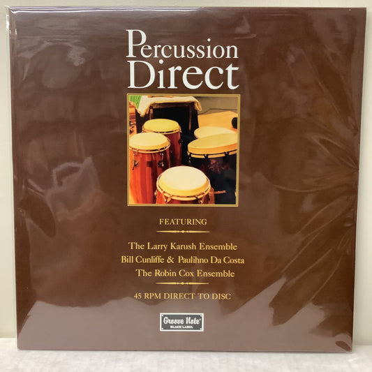 Various Artists - Percussion Direct - Groove Note Black Label 45rpm LP Vinyl Record Hub