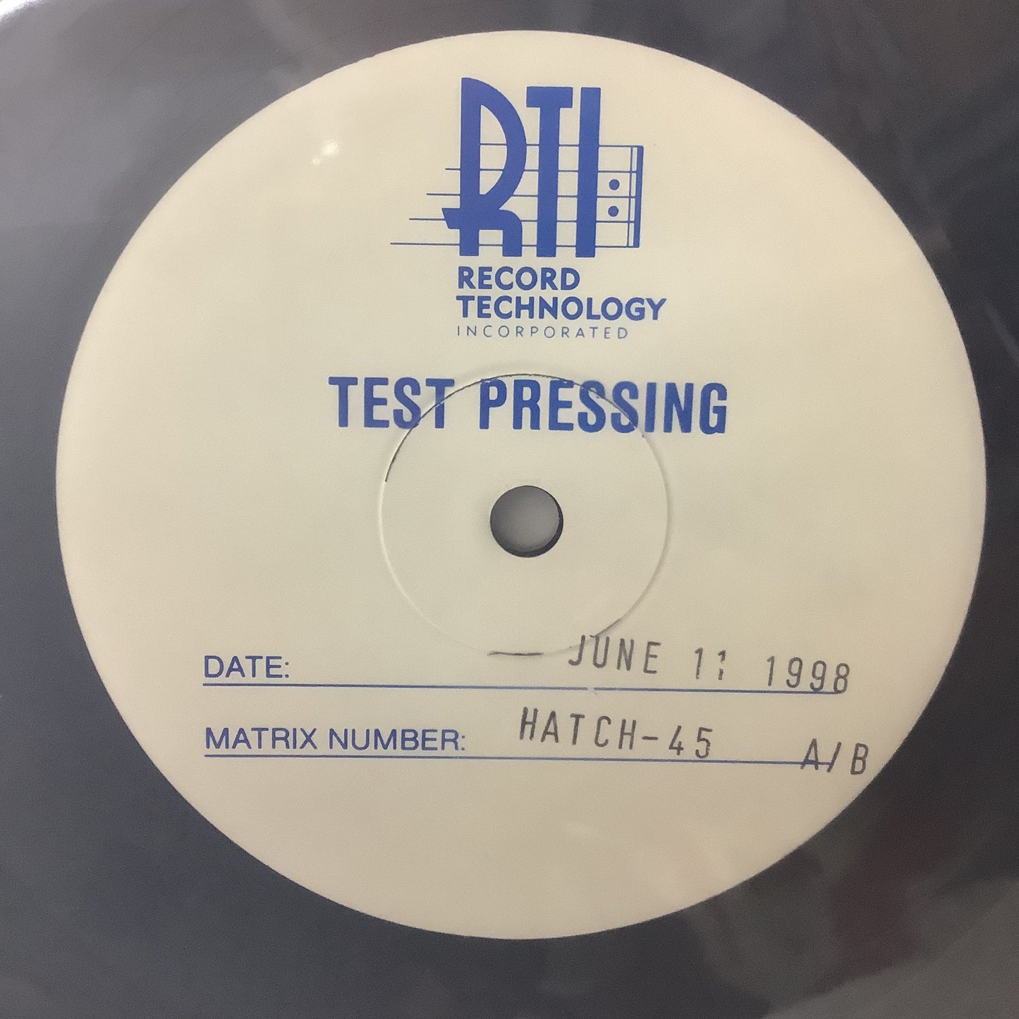Little Hatch - Untitled - Analogue Productions/RTI Test Pressing EP Vinyl Record Hub