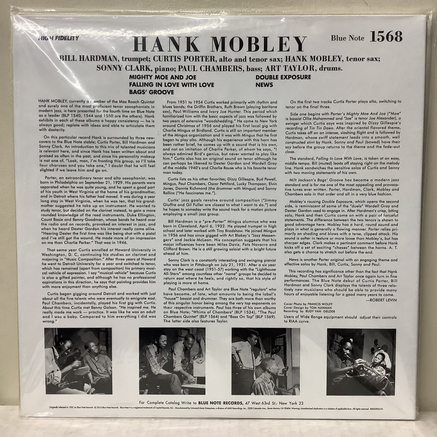 Hank Mobley - Self-Titled - Music Matters LP Vinyl Record Hub