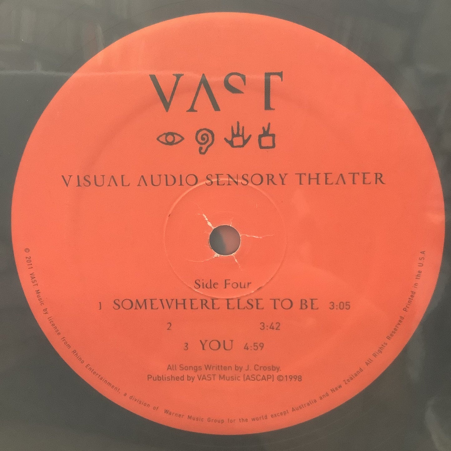 VAST - Video Audio Sensory Theater - 2x LP Vinyl Record Hub