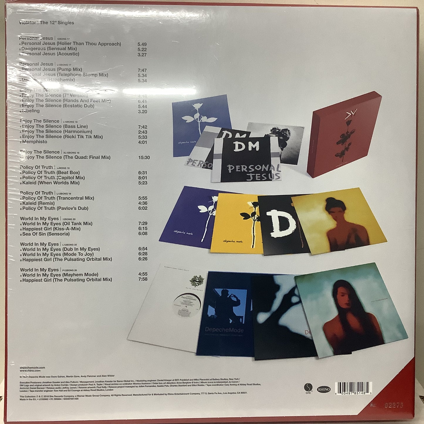 Depeche Mode - Violator | 12" Singles - 10x 12" Box Set Vinyl Record Hub