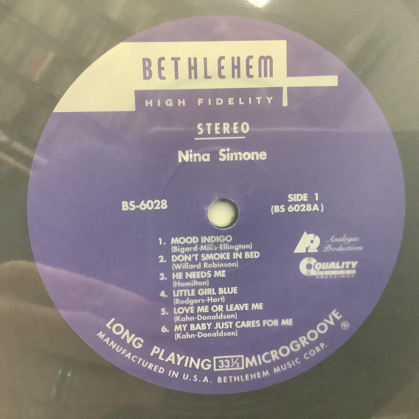 Nina Simone - Little Girl Blue - Analogue Productions LP Vinyl Record Hub