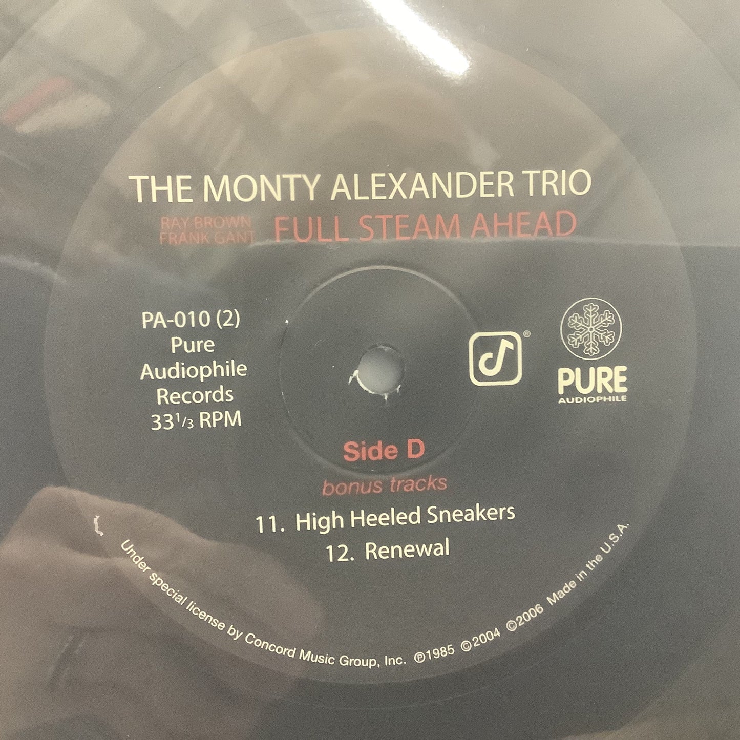 Monty Alexander - Full Steam Ahead - Pure Audiophile 2x LP Vinyl Record Hub