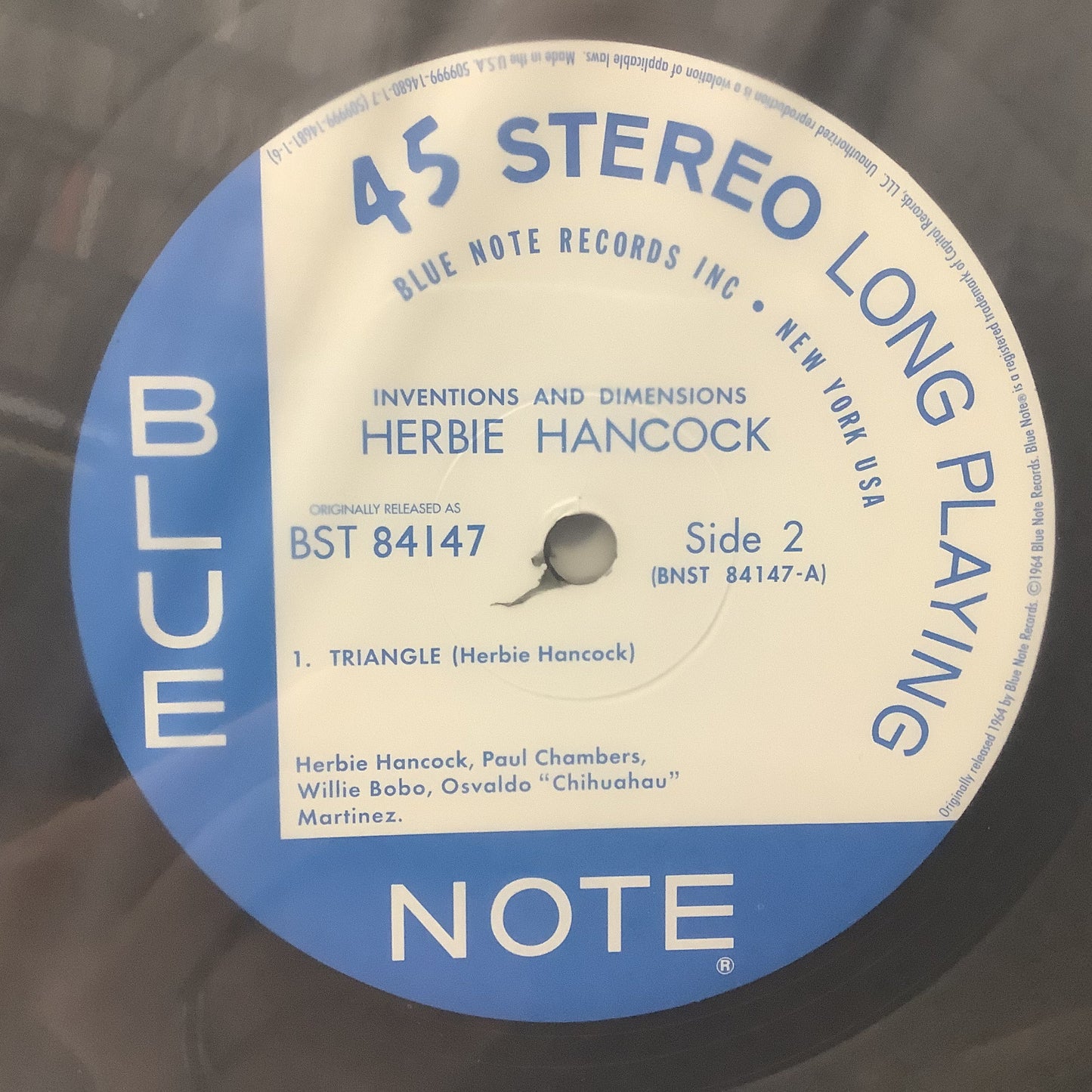 Herbie Hancock - Inventions & Dimensions - Music Matters 45RPM 2x LP Vinyl Record Hub
