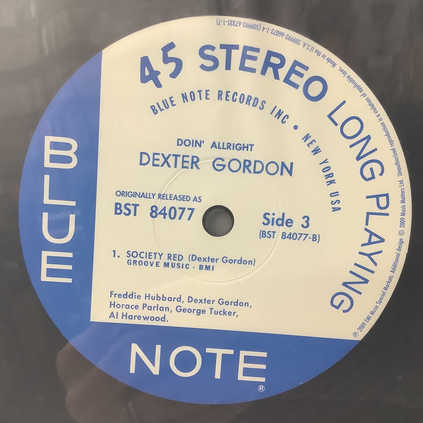 Dexter Gordon - Doin' Allright - Music Matters 45RPM 2x LP Vinyl Record Hub