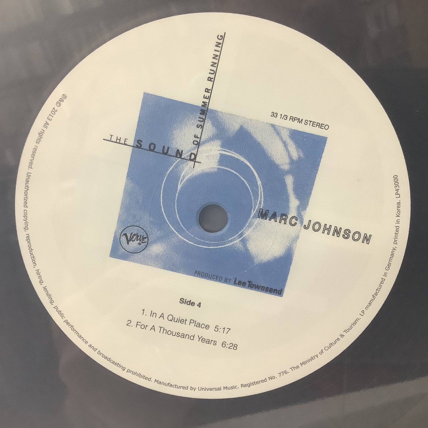 Marc Johnson - The Sound of Summer Running - 2x LP Vinyl Record Hub