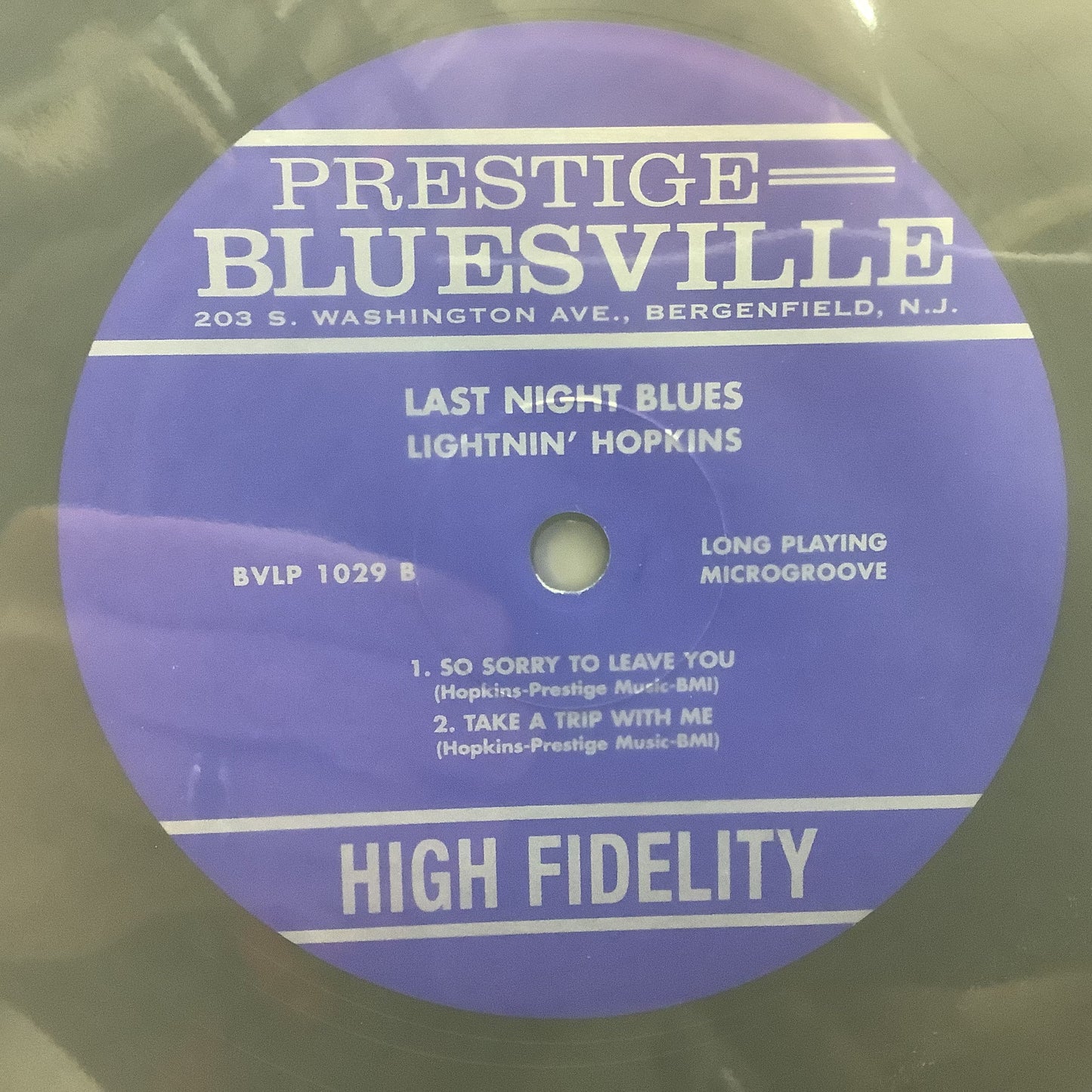 Lightnin' Hopkins - Last Night Blues - Analogue Productions 45RPM 2x LP Vinyl Record Hub