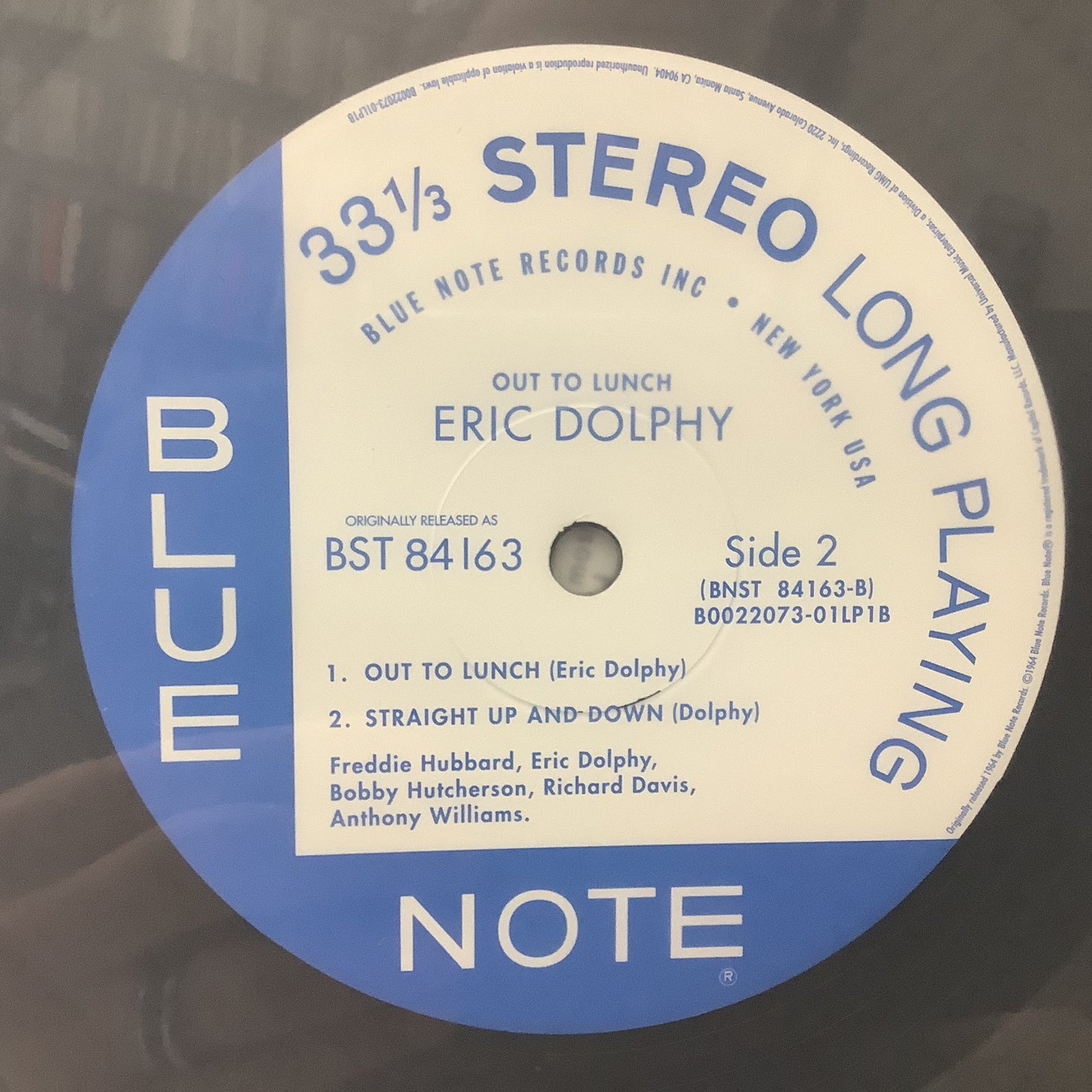 Eric Dolphy - 'Out to Lunch!' - Music Matters LP Vinyl Record Hub