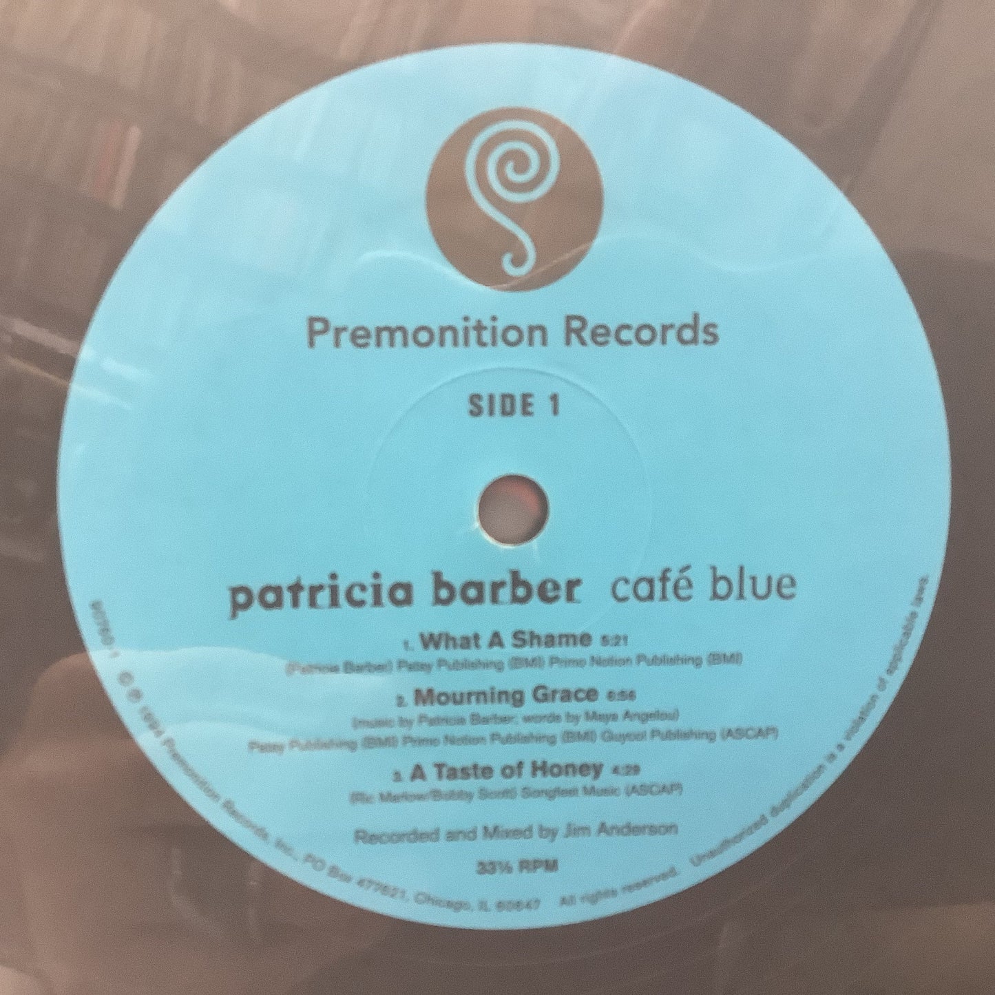 Patricia Barber - Café Blue - Premonition 2x LP Vinyl Record Hub