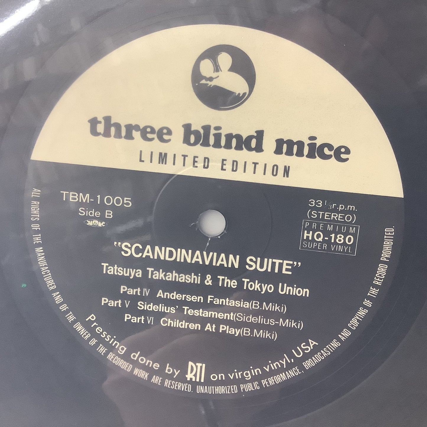 Tatsuya Takahashi - Scandinavian Suite - Three Blind Mice LP Vinyl Record Hub