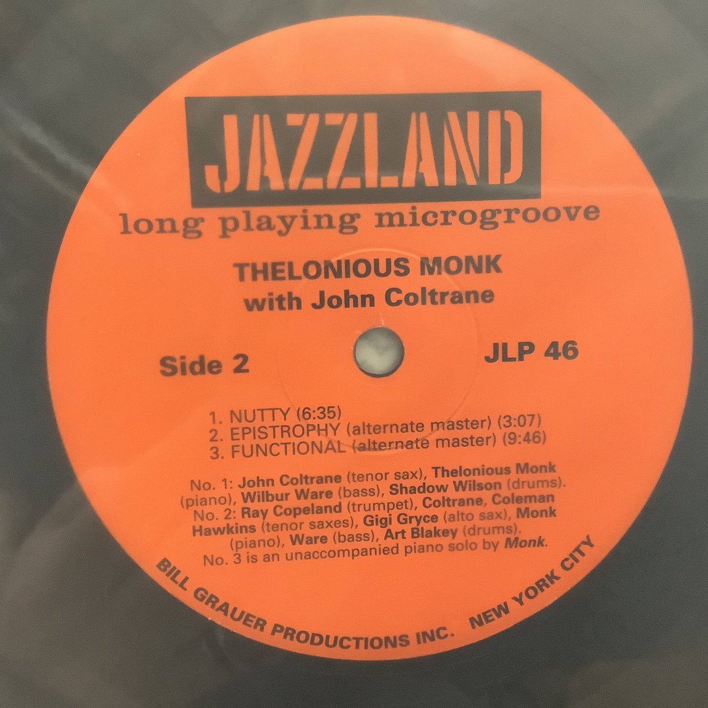 Thelonious Monk - With John Coltrane - Analogue Productions LP Vinyl Record Hub