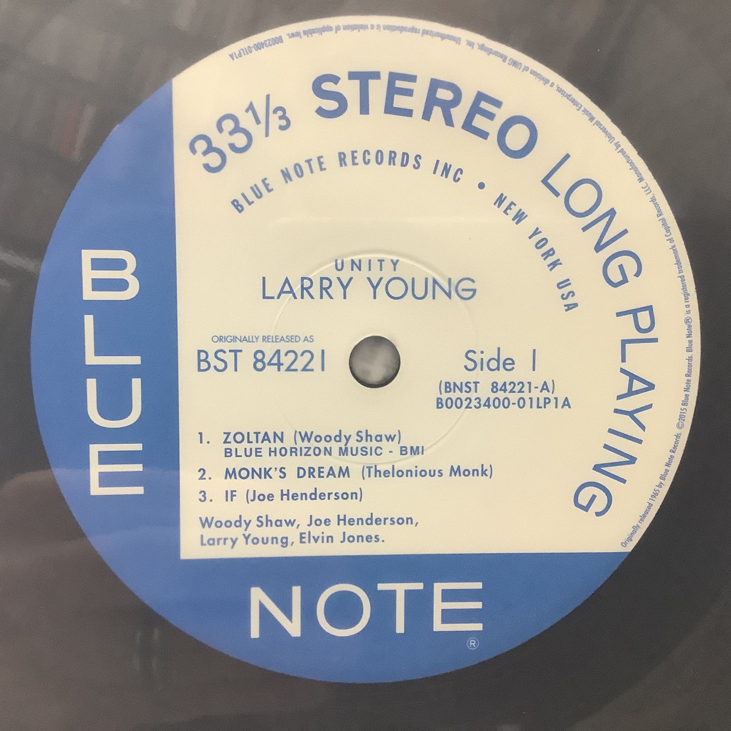 Larry Young - Unity - Music Matters LP Vinyl Record Hub