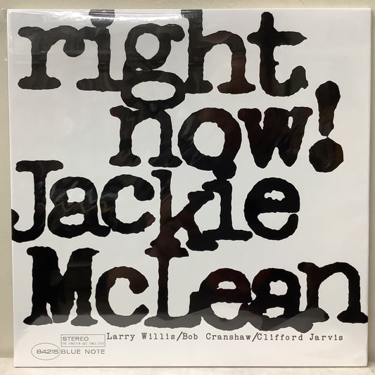 Jackie McLean - Right Now! - Music Matters LP Vinyl Record Hub
