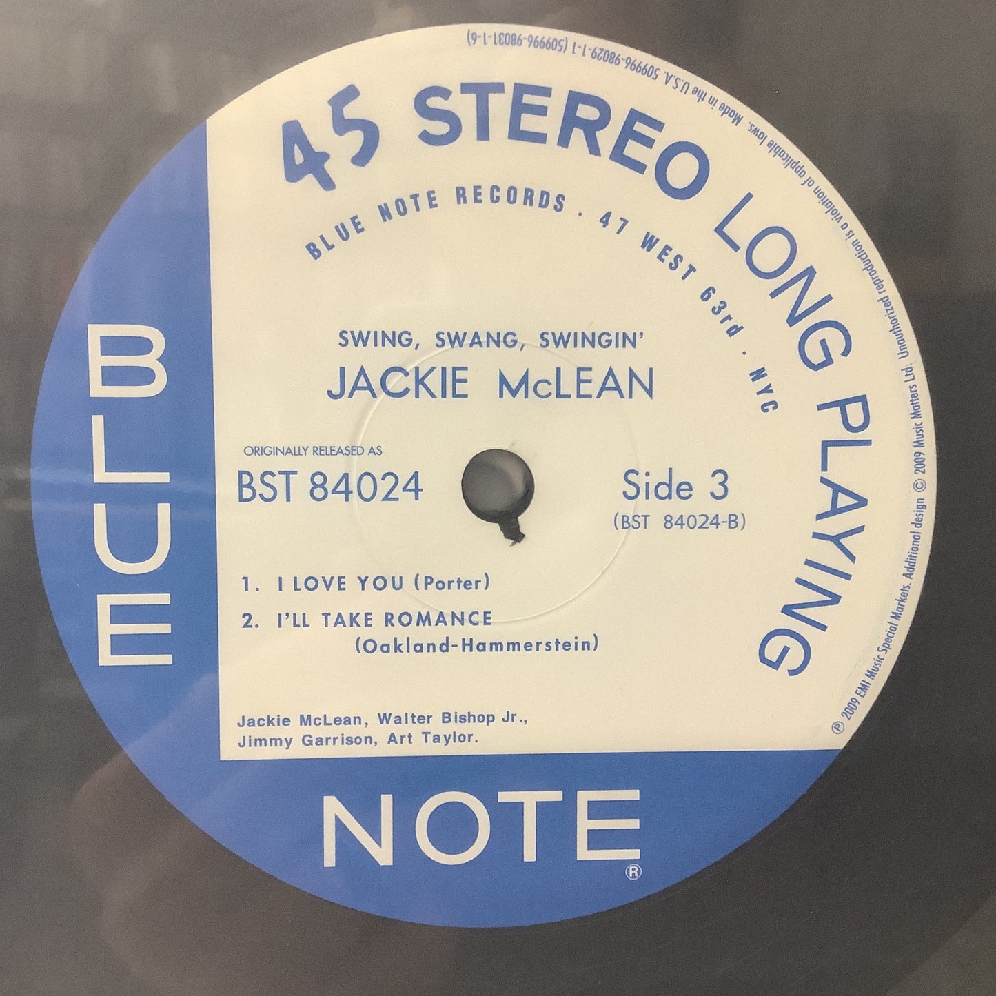 Jackie McLean - Swing Swang Swingin' - Music Matters 45RPM 2x LP Vinyl Record Hub