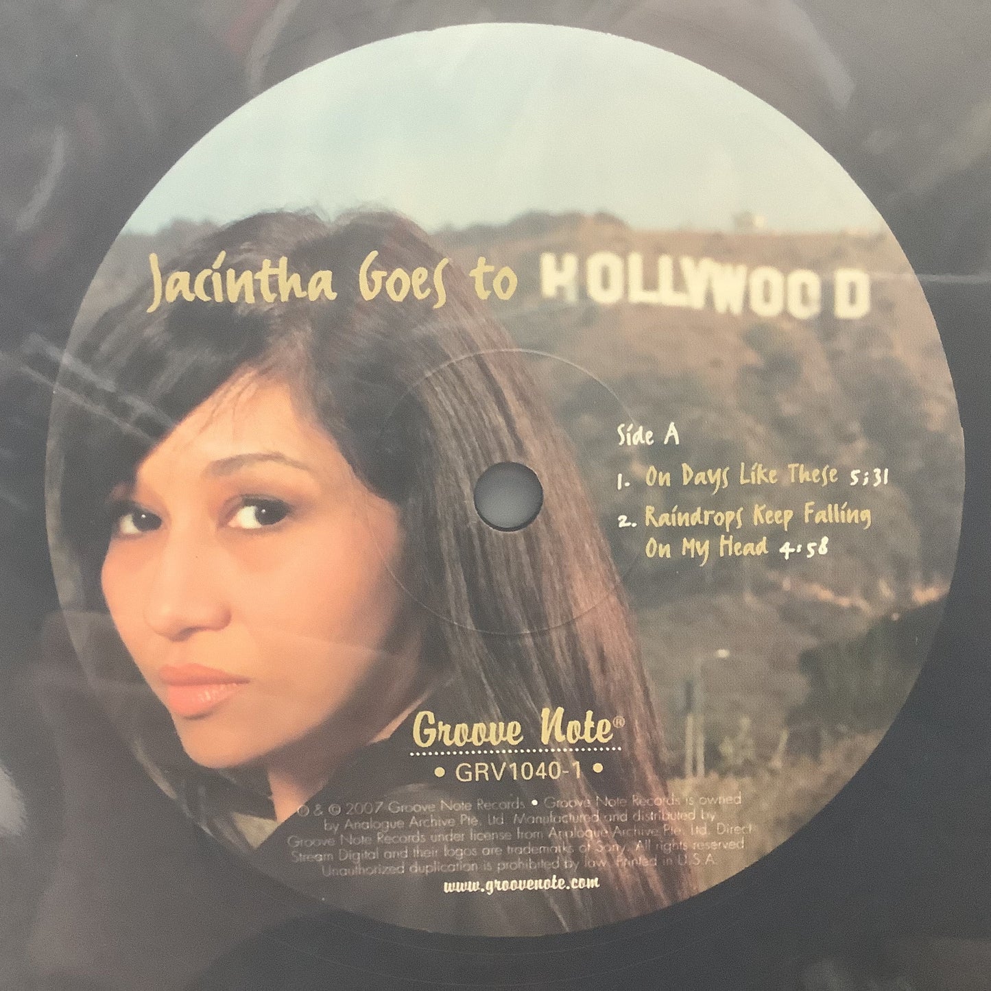 Jacintha - Jacintha Goes to Hollywood - Groove Note 45RPM 2x LP Vinyl Record Hub