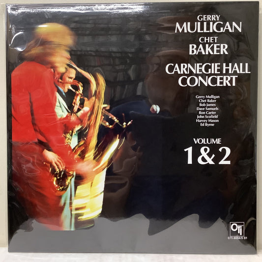 Gerry Mulligan & Chet Baker - Carnegie Hall Concert Volume 1 & 2 - Speakers Corner 2x LP Vinyl Record Hub