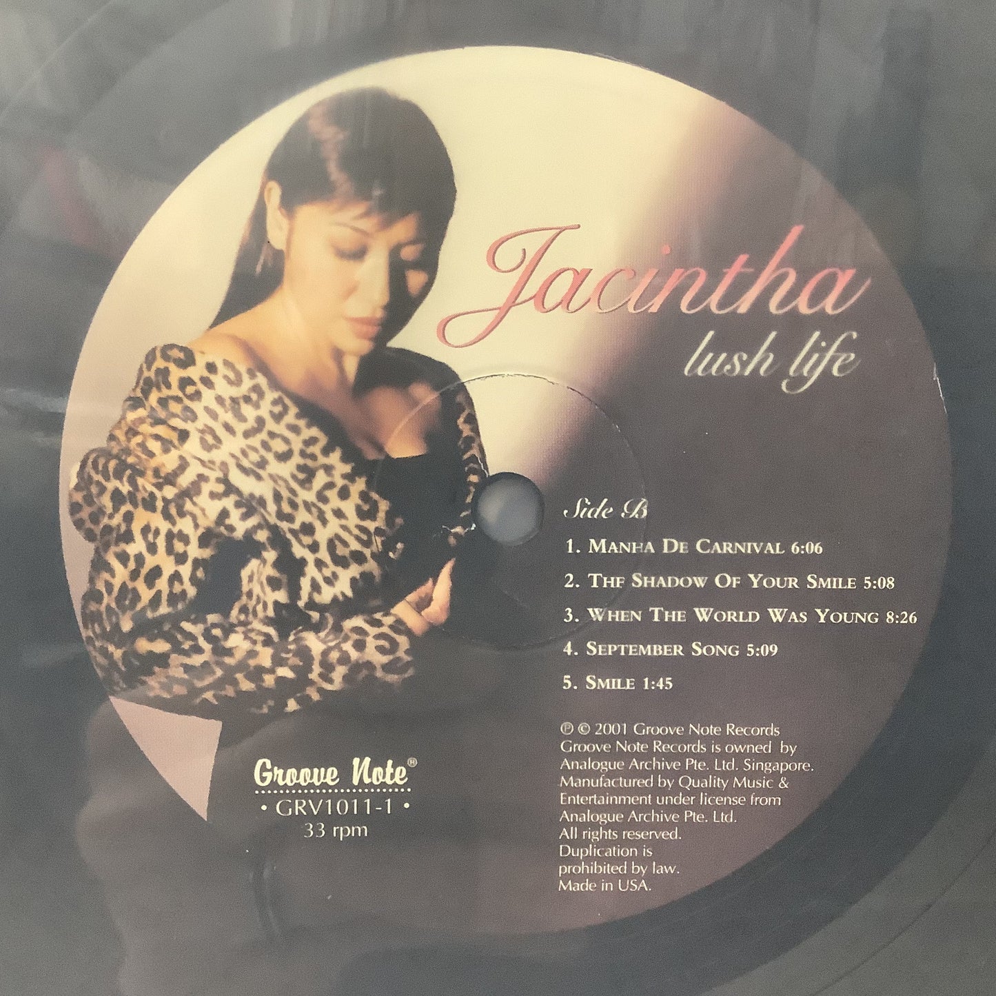 Jacintha - Lush Life - Groove Note 45RPM 2x LP Vinyl Record Hub