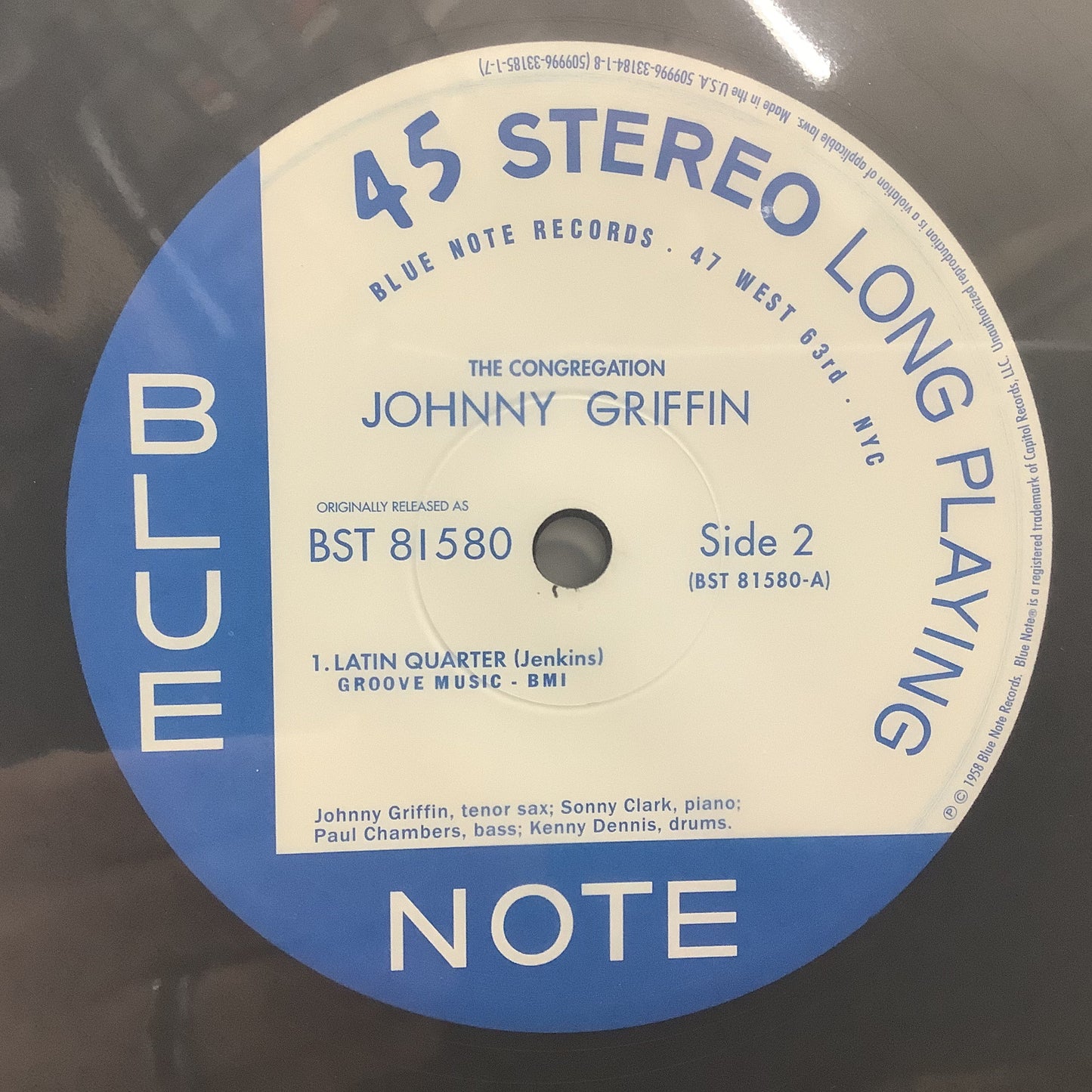 Johnny Griffin - The Congregation - 45RPM 2x LP Vinyl Record Hub