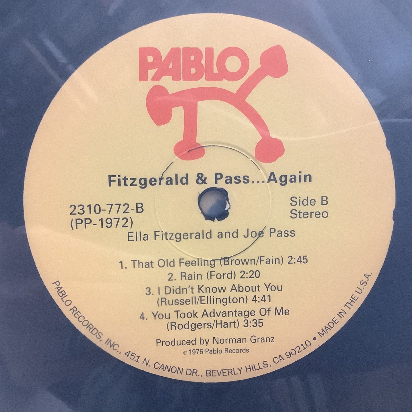 Ella Fitzgerald & Joe Pass - Firzgerald & Pass... Again - Analogue Productions 45RPM 2xLP Vinyl Record Hub