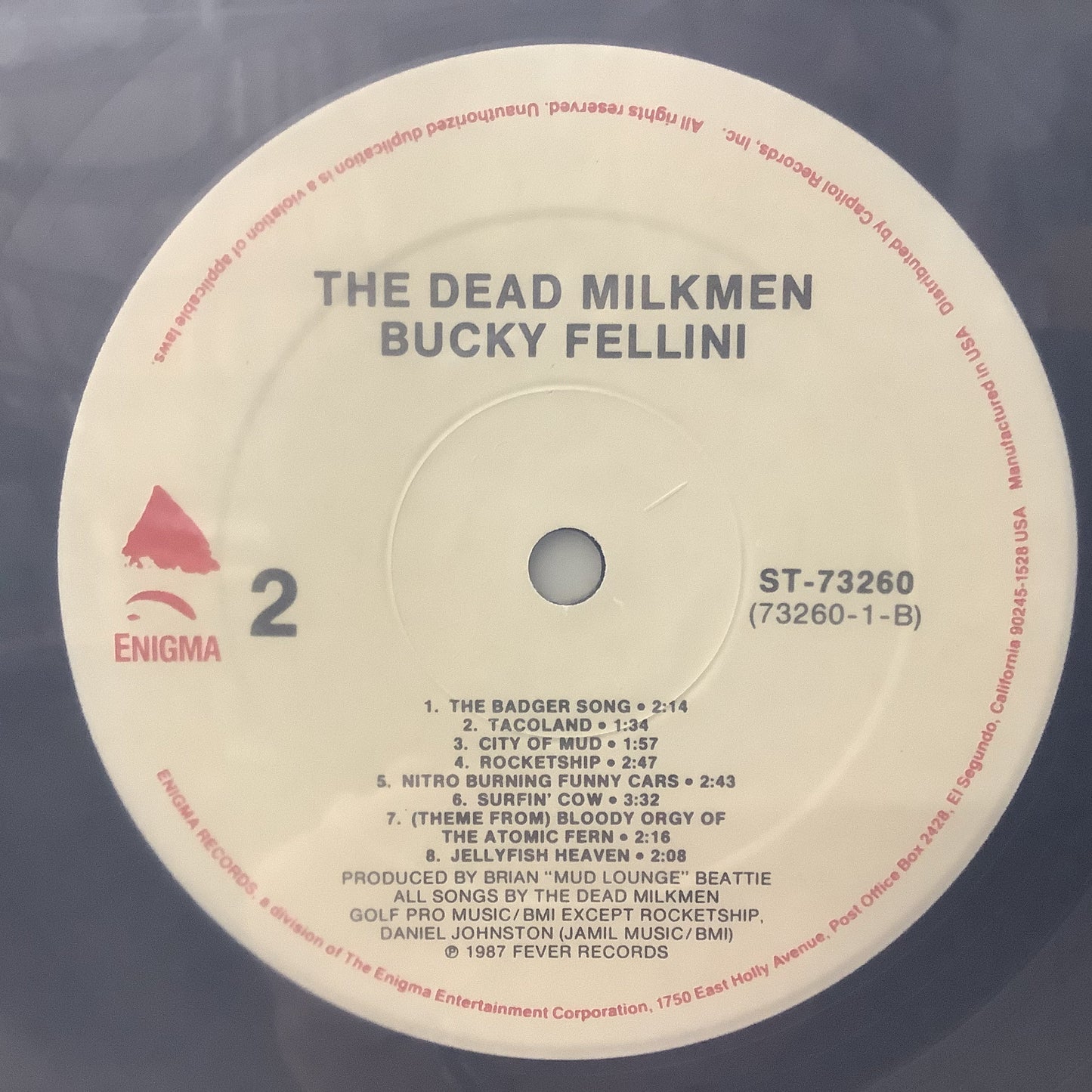The Dead Milkmen - Bucky Fellini - LP Vinyl Record Hub