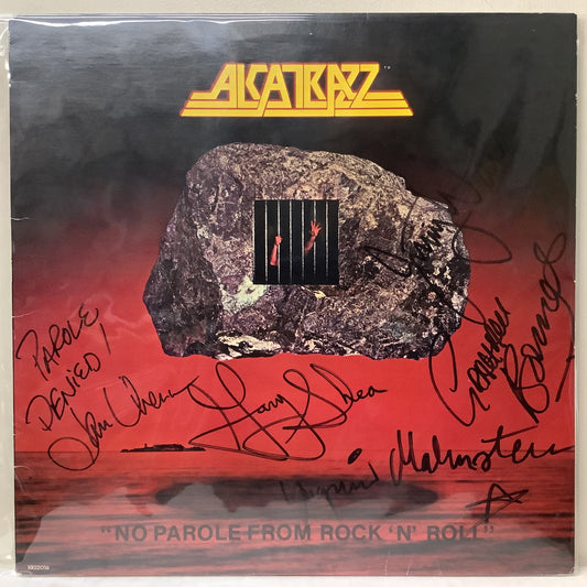 Alcatrazz - No Parole from Rock 'n' Roll - Autographed LP Vinyl Record Hub
