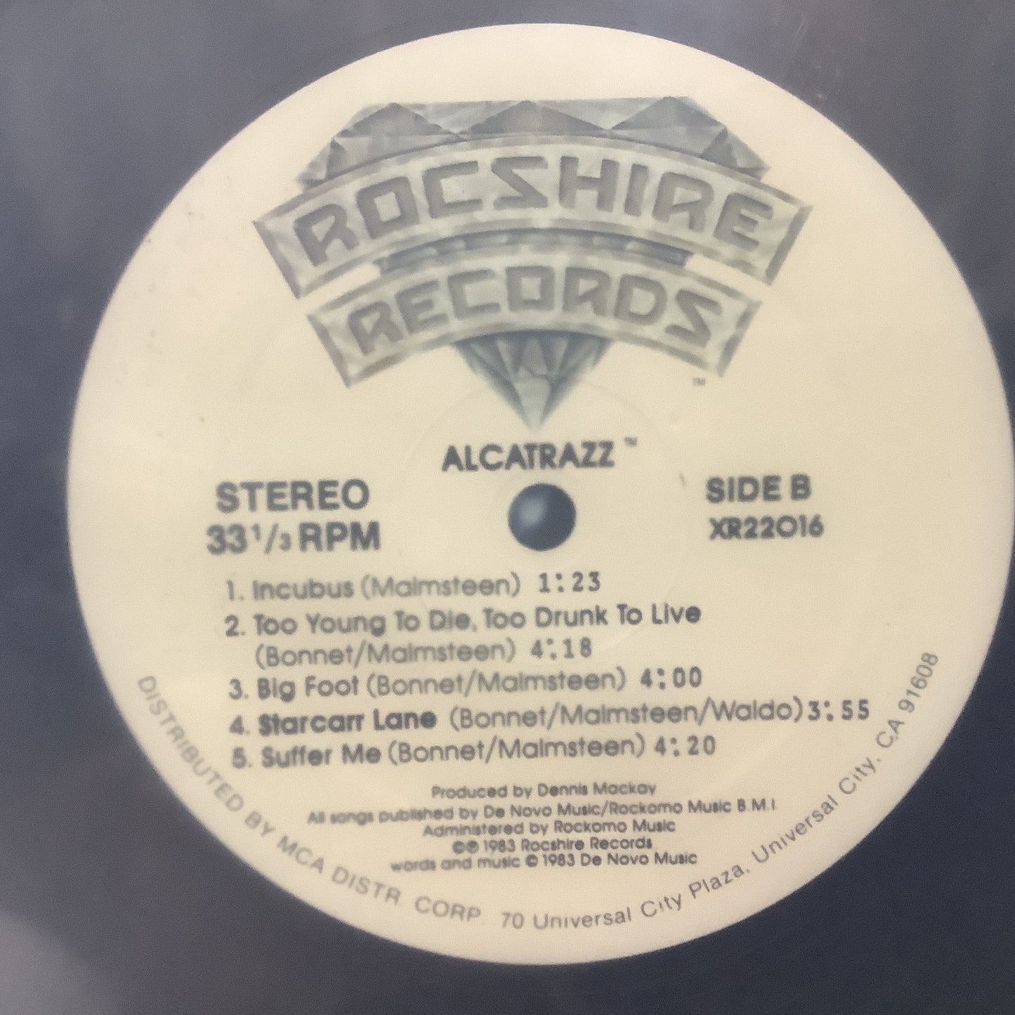 Alcatrazz - No Parole from Rock 'n' Roll - Autographed LP Vinyl Record Hub