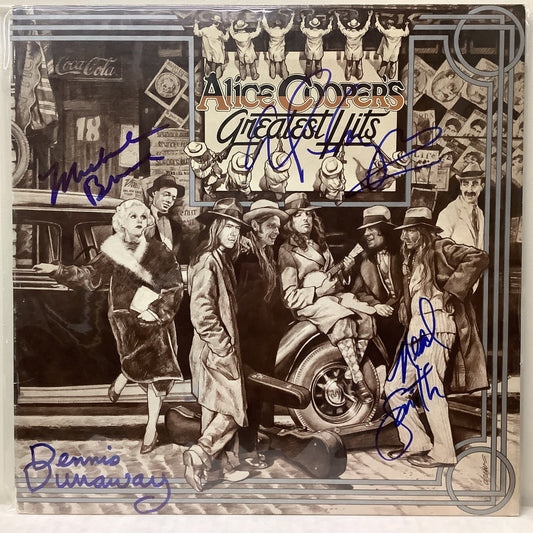 Alice Cooper - Alice Cooper's Greatest Hits - Autographed LP Vinyl Record Hub