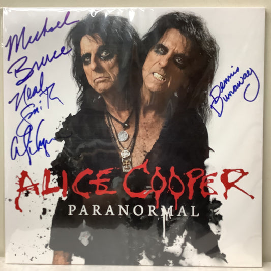 Alice Cooper - Paranormal - Autographed 2xLP Vinyl Record Hub
