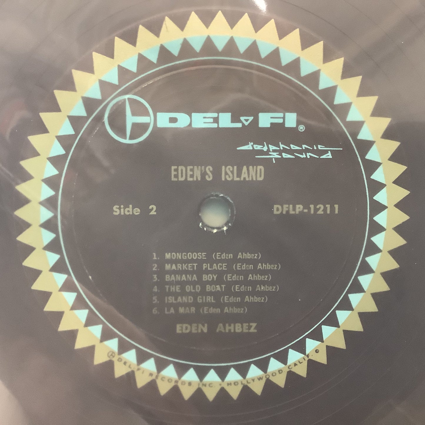 Eden Ahbez - Eden's Island - Autographed Del-Fi LP Vinyl Record Hub