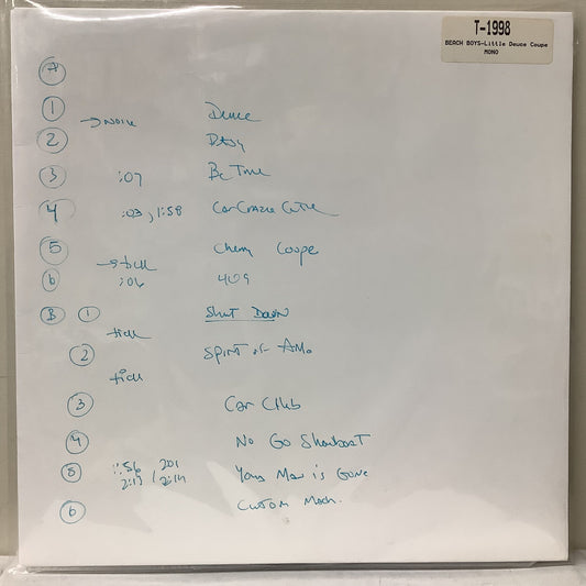 Beach Boys - Little Deuce Coupe (Mono) - Analogue Productions Test Pressing LP Vinyl Record Hub