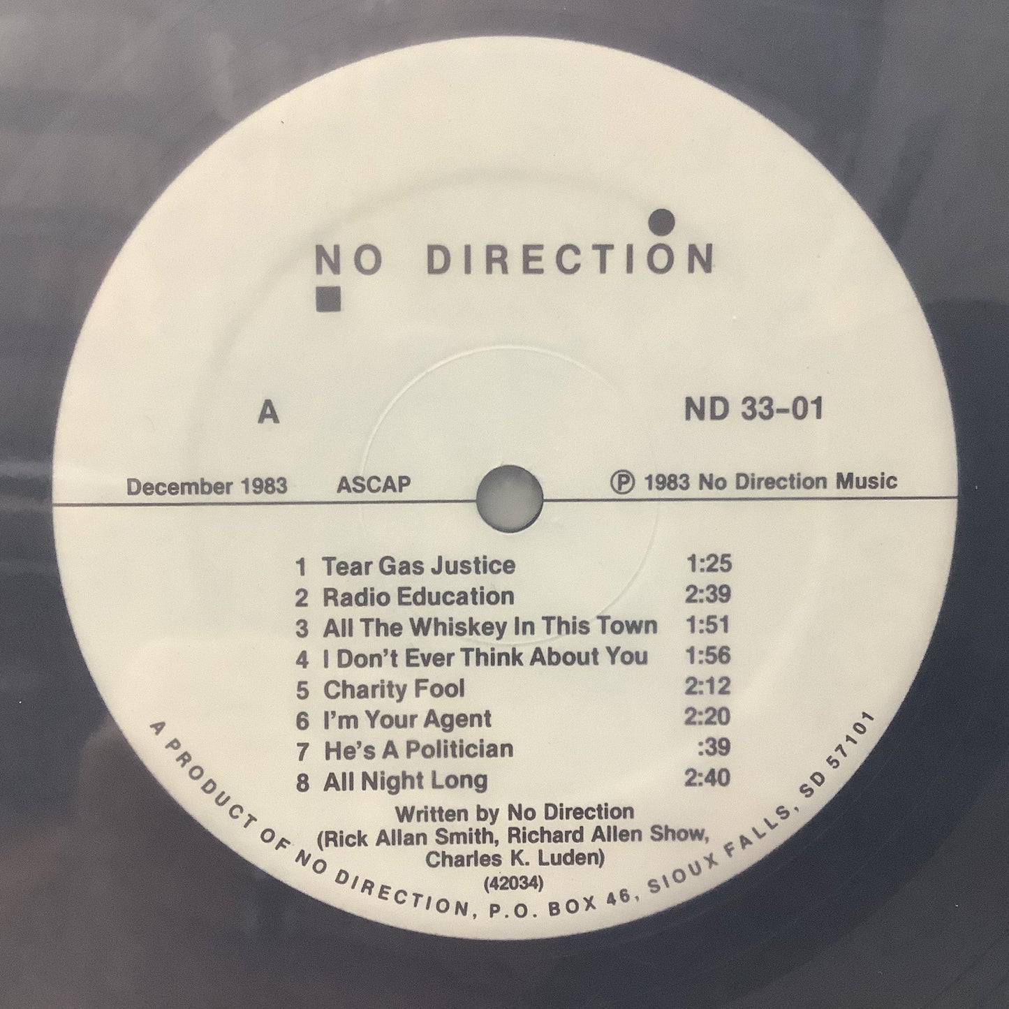 No Direction - No Direction - No Direction LP Vinyl Record Hub