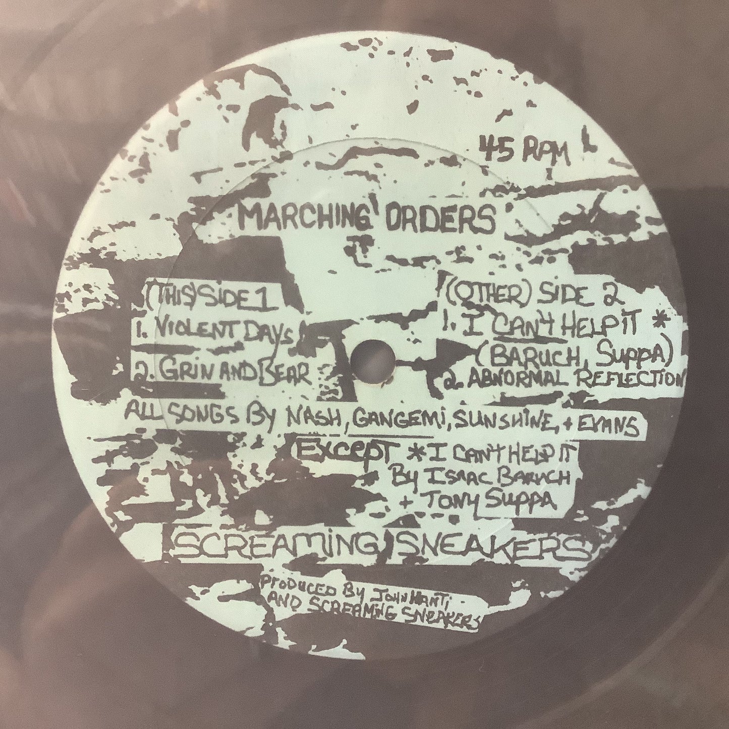 Screaming Sneakers - Marching Orders - LP Vinyl Record Hub
