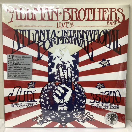 The Allman Brothers - Live at the Atlanta International Pop Festival 1970 - 4x LP Vinyl Record Hub
