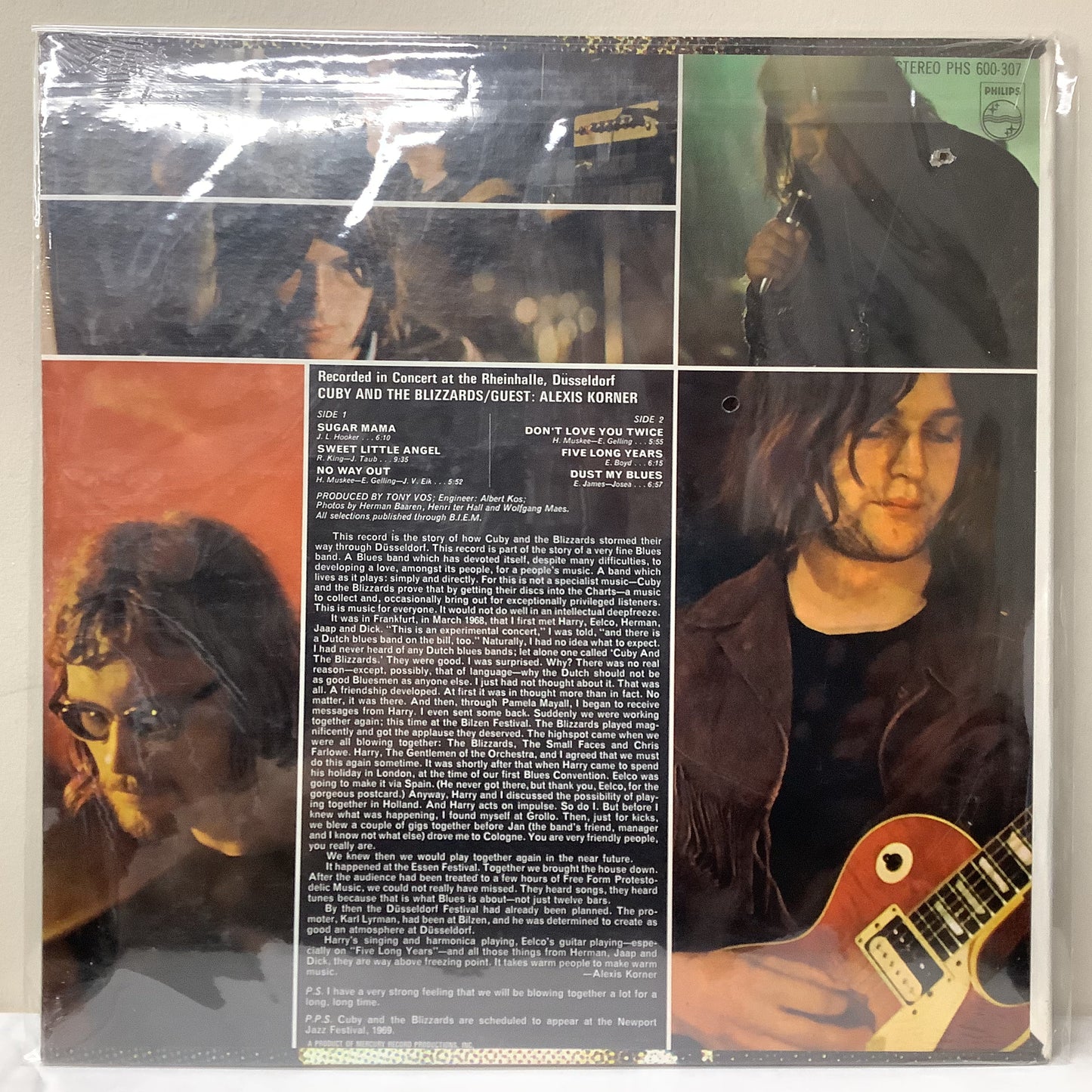 Cuby and The Blizzards - Live - Philips LP Vinyl Record Hub